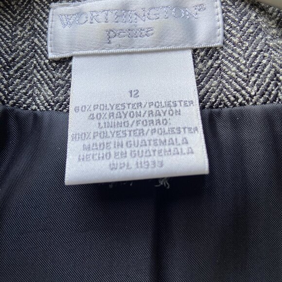 Worthington Ladies Herringbone Skirt Suit - Picture 6 of 6